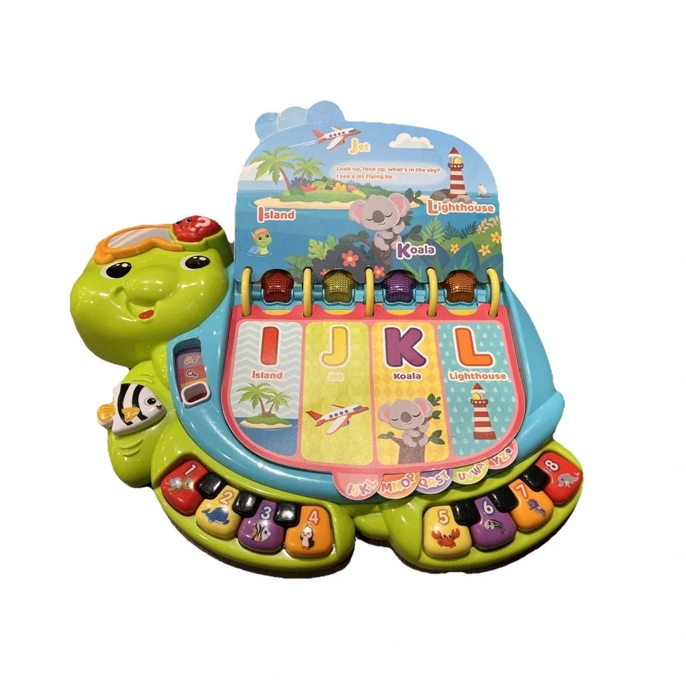 VTech Touch & Teach Sea Turtle Toy Preowned Condition